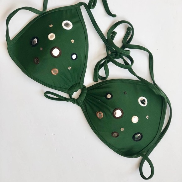 La Blanca Other - 0116 La Blanca triangle green bikini top